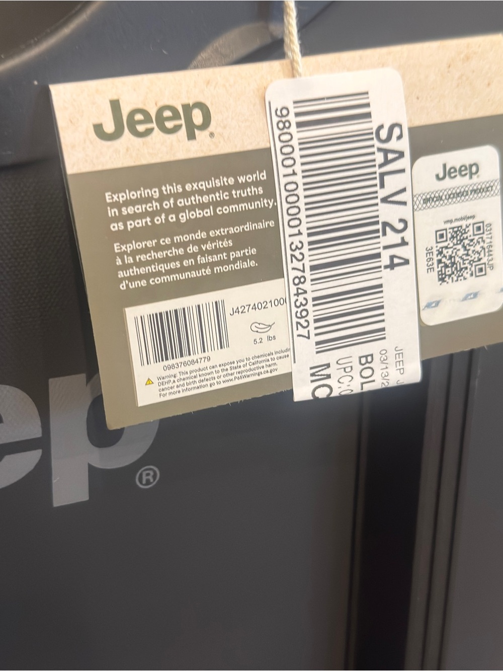 Jeep Black Carry-On with Orange Telescopic Handle - Picture 15 of 16